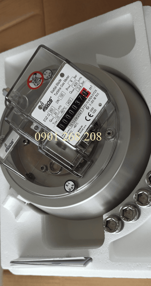 đồng hồ lưu lượng gas EQZ G250 Elgas
